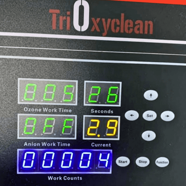 professional automotive ozone generator with control panel
