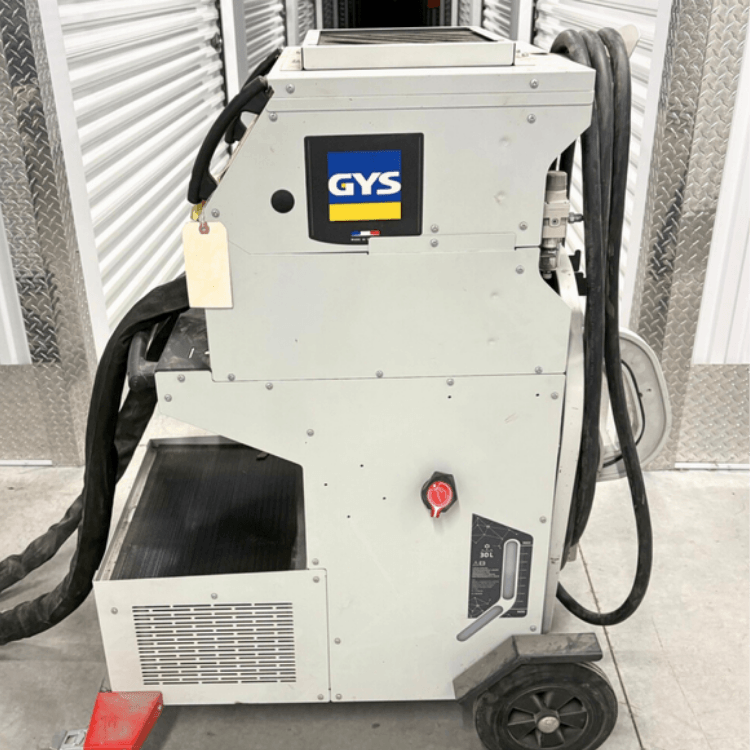 professional resistance spot welder with extended reach jib