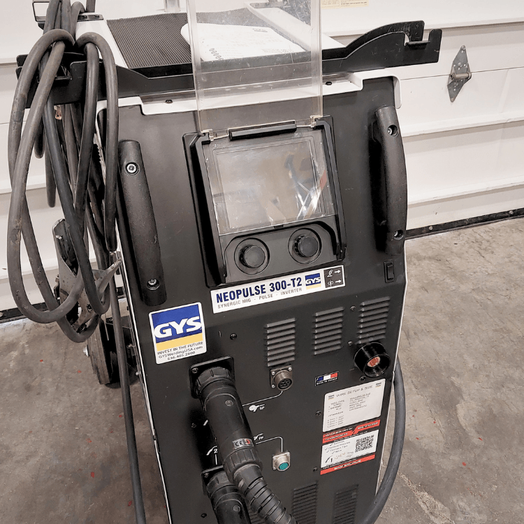 GYS NEOPULSE 300-T2 synergic MIG welder with dual wire feeders