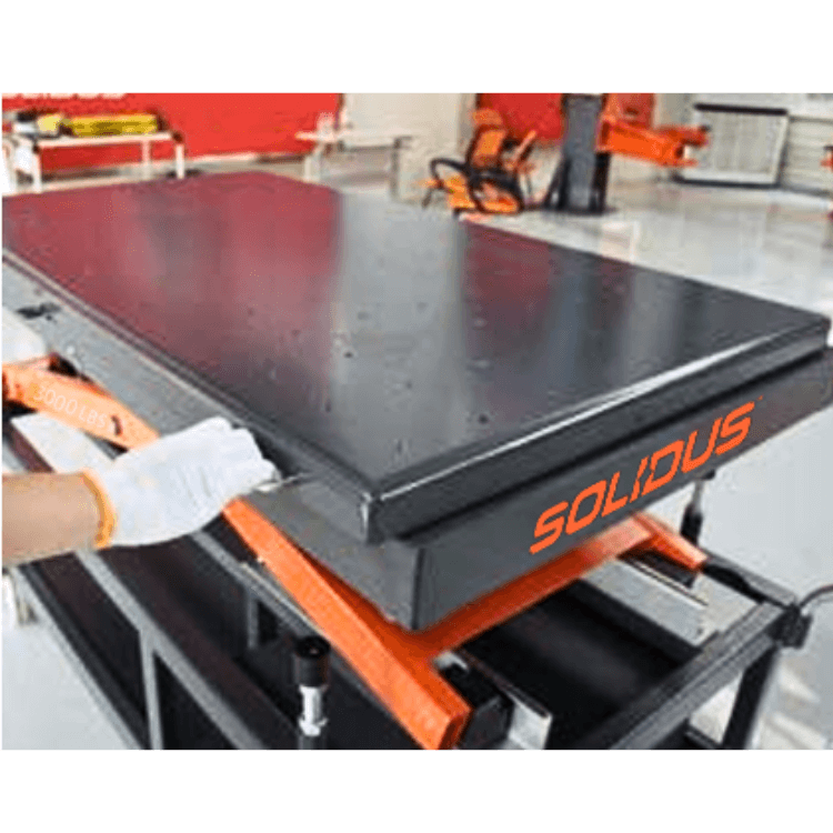 Solidus MS-12 mobile lifting table for engines gearboxes and suspensions