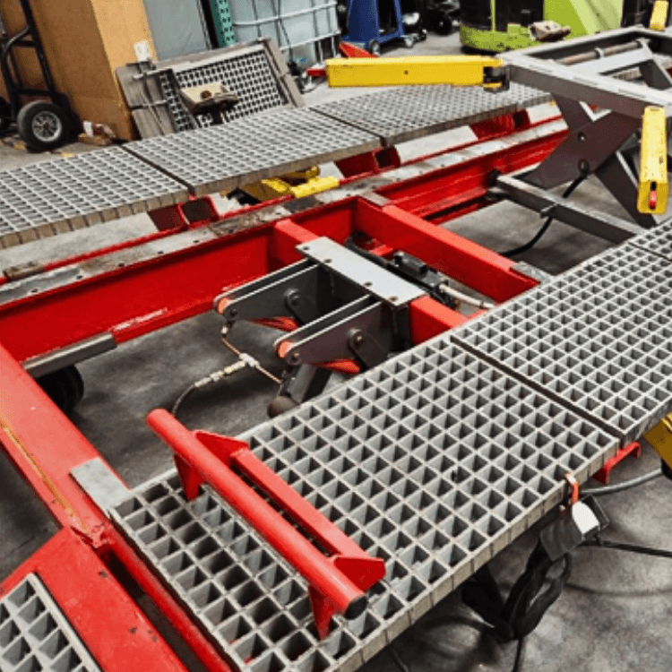 collision repair bench system