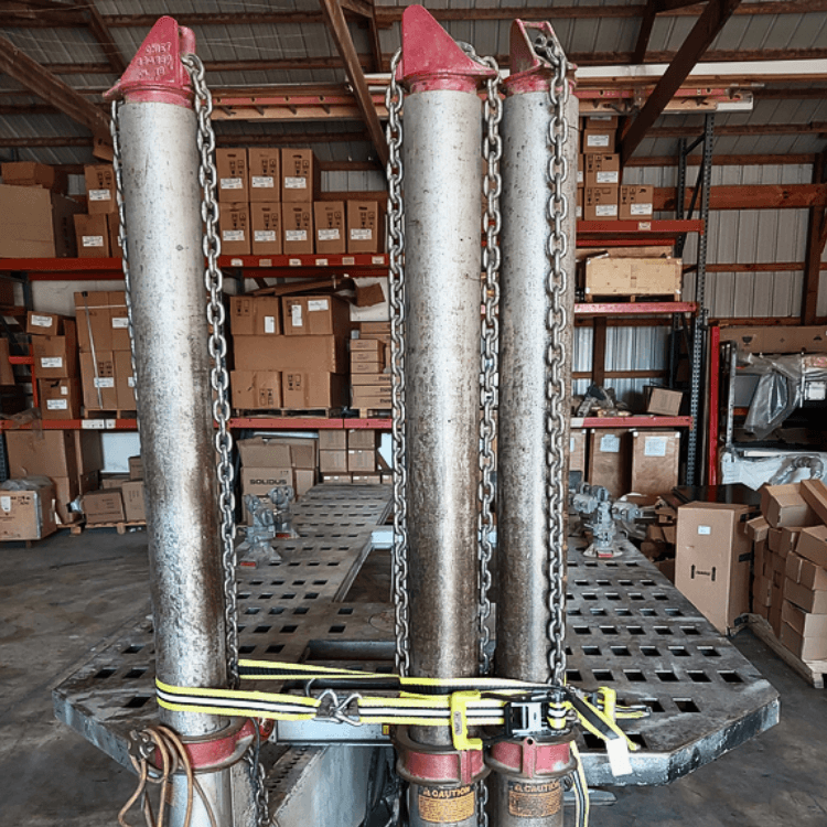 collision repair frame rack pulling setup