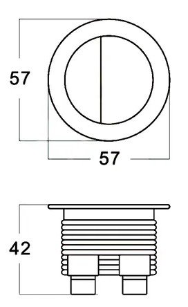 Round Toilet Flush Button - Matte White - Dimensions.jpeg