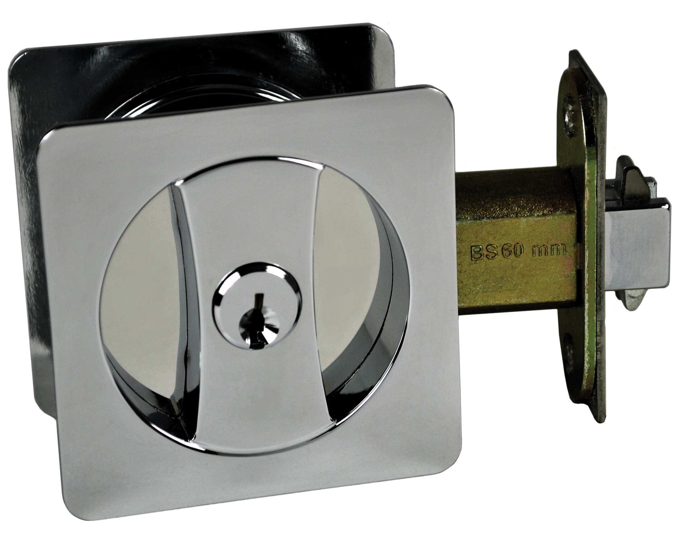 Key Lockable Cavity Sliding Door lock - CSC-LK-SQ-CPV - Square - Polished Chrome - Lockable - 3 pin key.jpeg