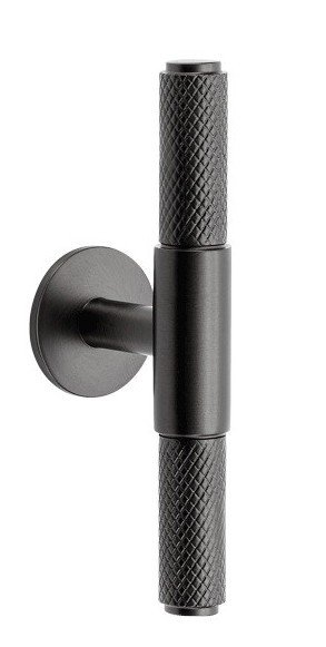 Zurich Knurled T-Knob - Graphite Nickel