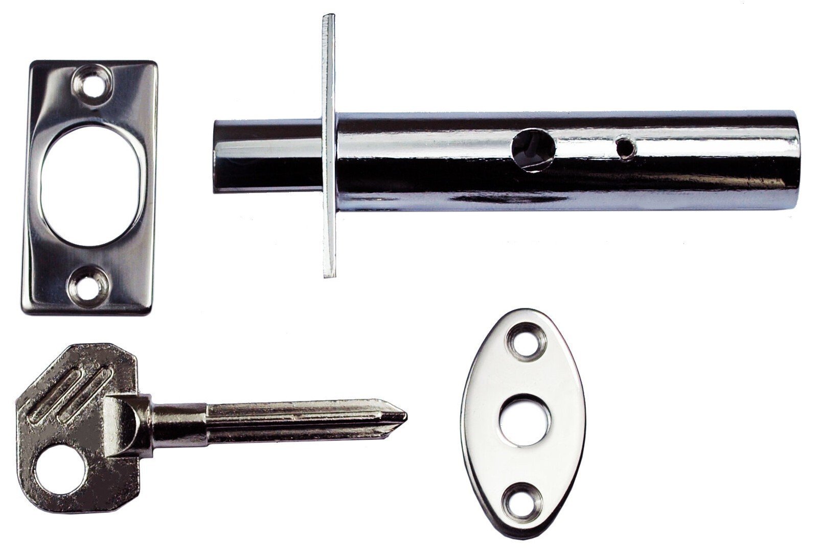 Security Bolt - Polished Stainless Steel