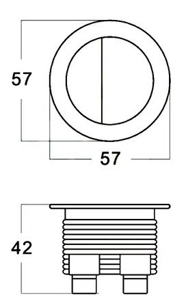 Round Toilet Flush Button - Gold - Dimensions.jpeg