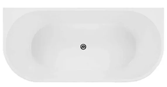 Verona - 1500 x 750 x 580 - Back to Wall Bathtub - Gloss White1.jpeg