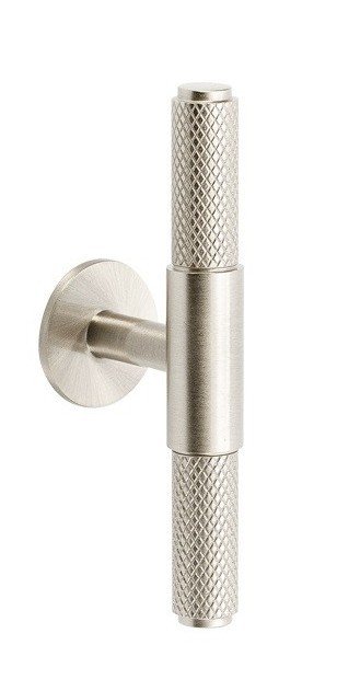 Zurich Knurled T-Knob - Brushed Nickel