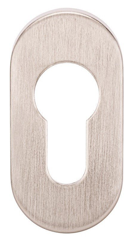Oval Narrow Style Euro Escutcheon (Pair)