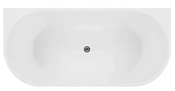 Verona - 1500 x 750 x 580 - Back to Wall Bathtub - Matt White1.jpeg