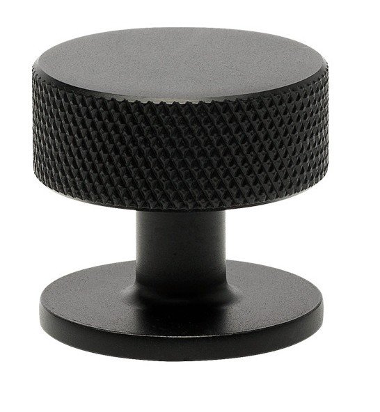 Florida Knurled Knob - Matte Black