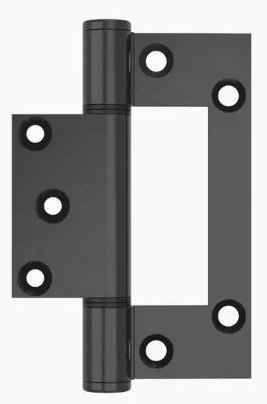 Aluminium Offset Interfold Hinge - Matt Black.jpeg