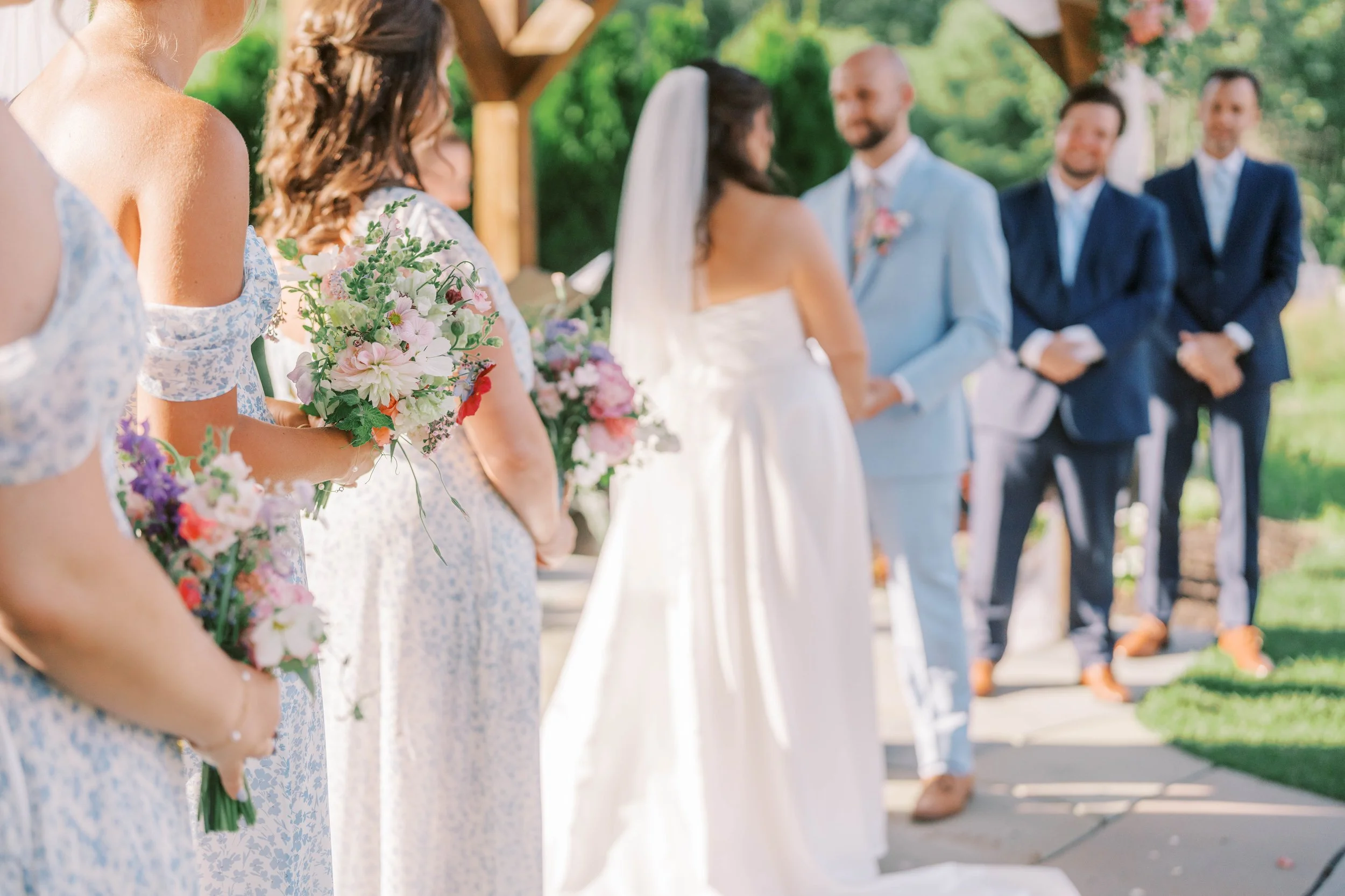 Stacy & Dennis romantic barn wedding