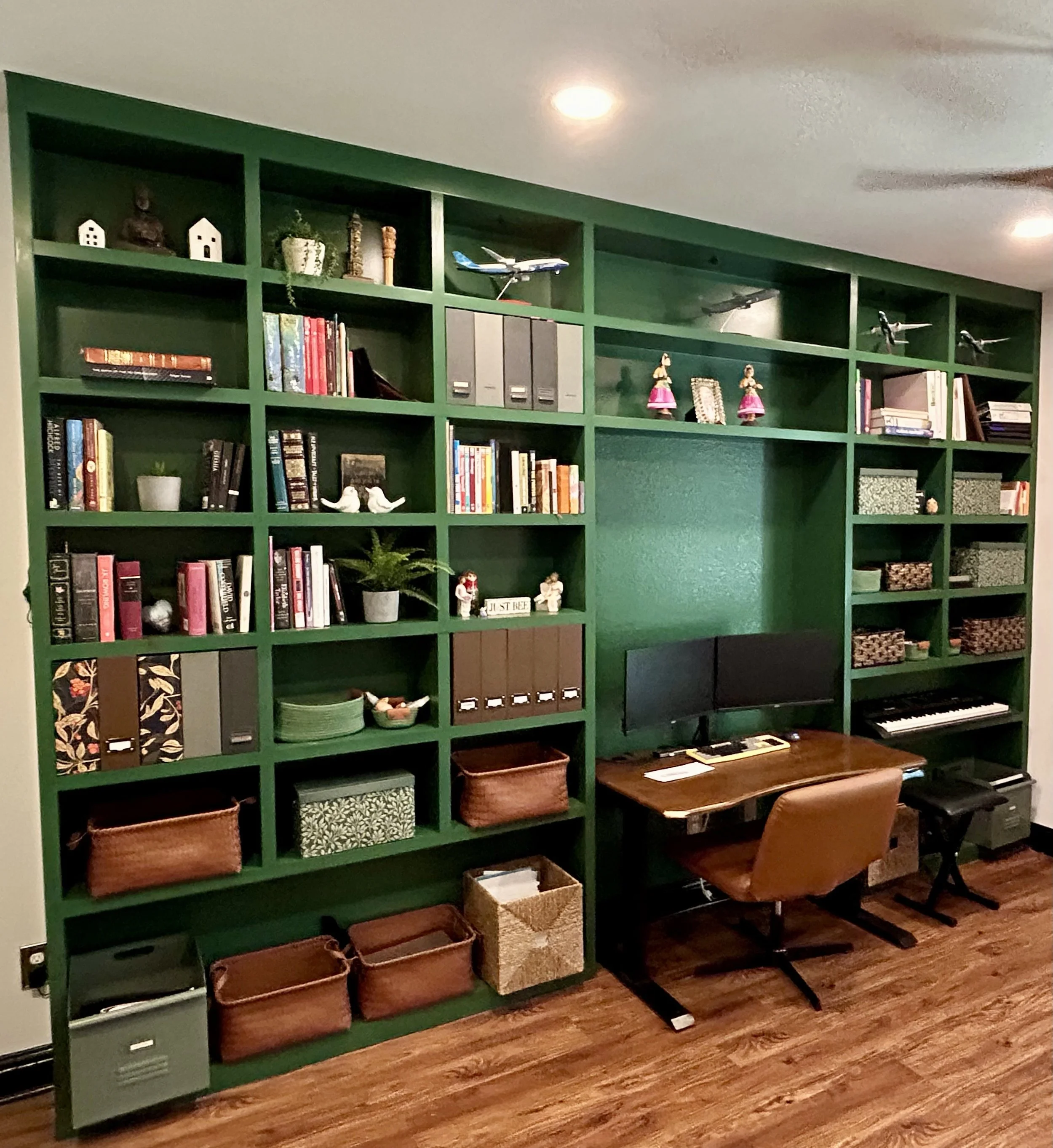 Custom Shelving Wall