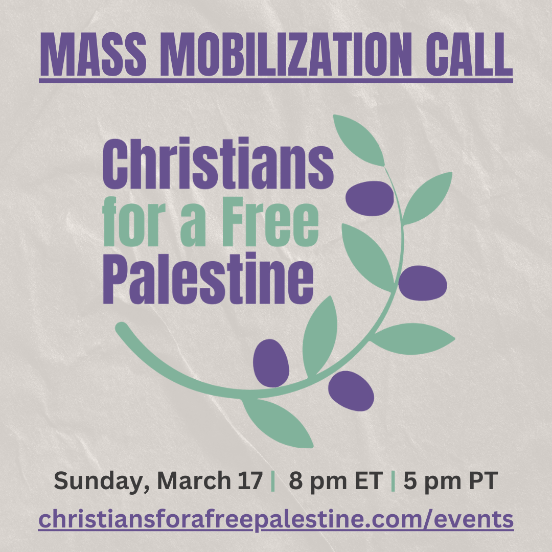 Events — CHRISTIANS FOR A FREE PALESTINE
