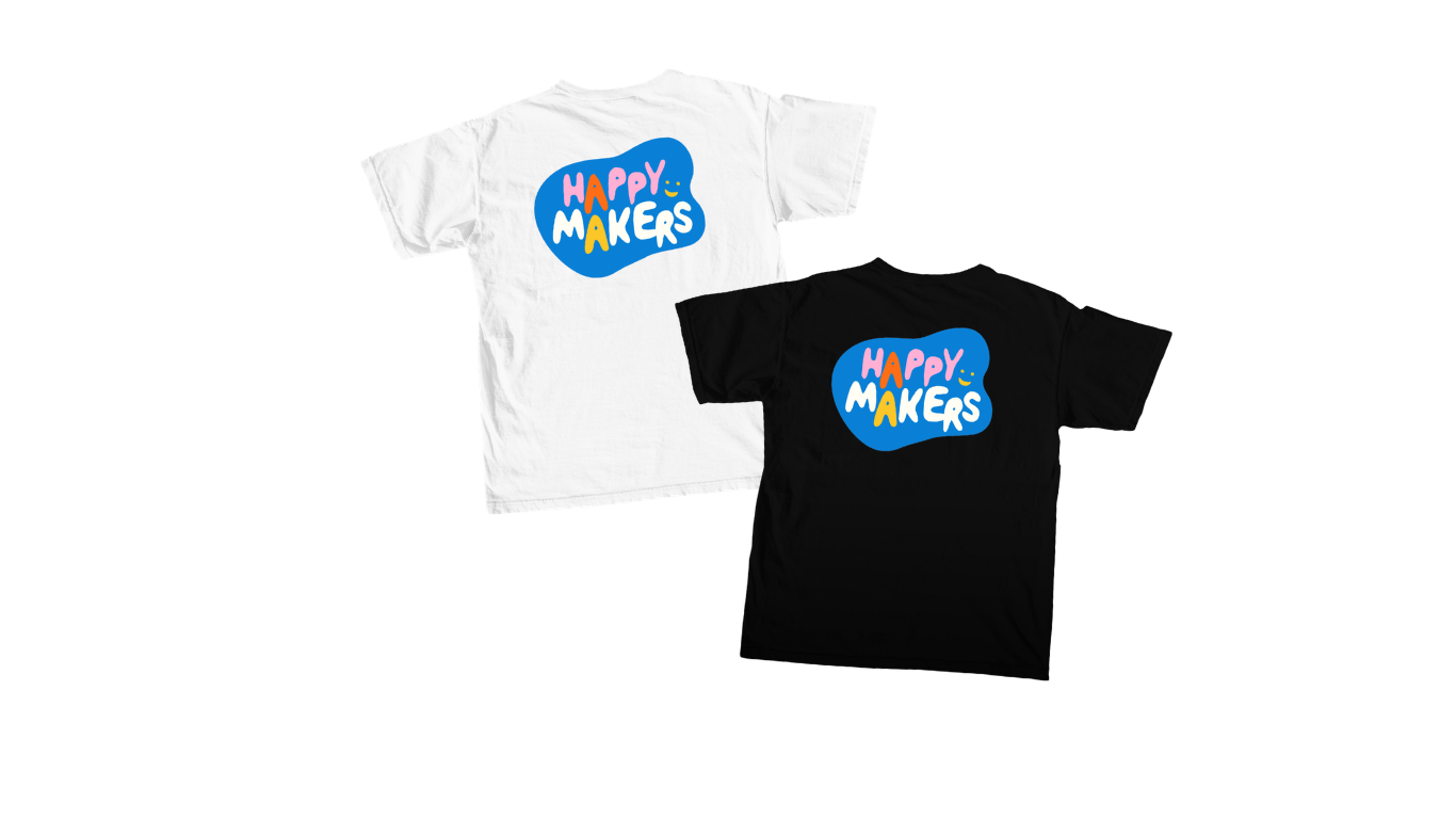 Happy Makers Bubble Logo Shirt