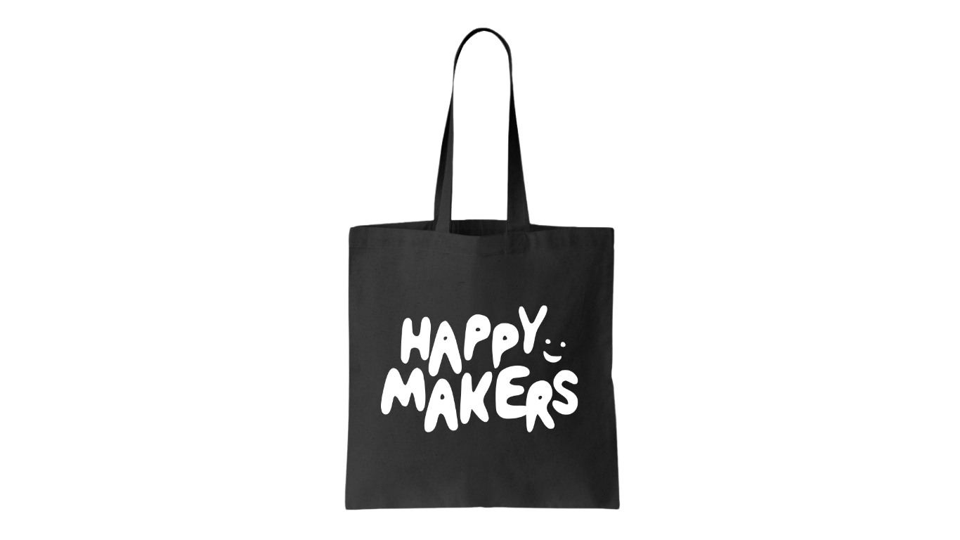 Happy Makers Canvas Tote