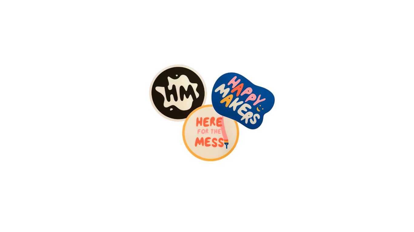 Happy Makers Stickers!