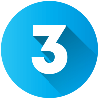 Illustration of a hand supporting a person icon with arrows pointing outward, symbolizing support and guidance.