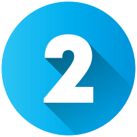 Simple bar graph icon with three vertical bars in varying heights