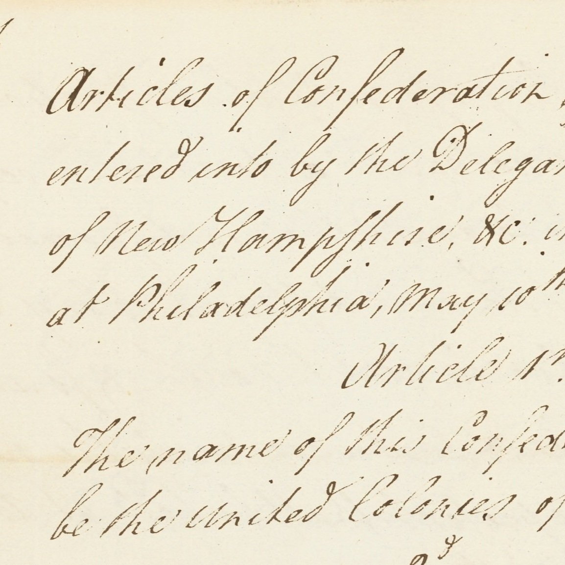 The Articles of Confederation