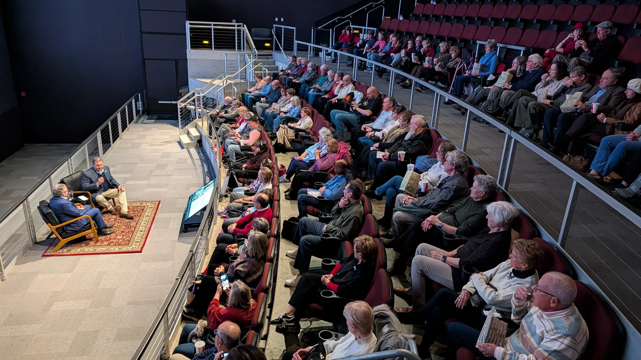 5 Saturday interview in theatre.jpg