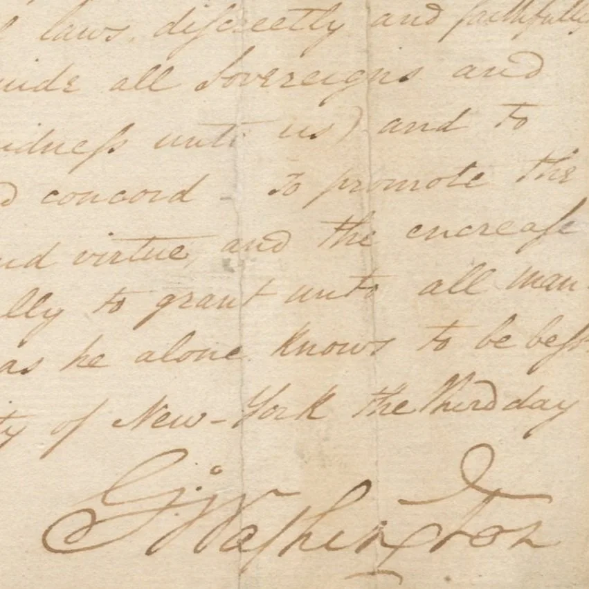 Washington’s First Presidential Thanksgiving Proclamation