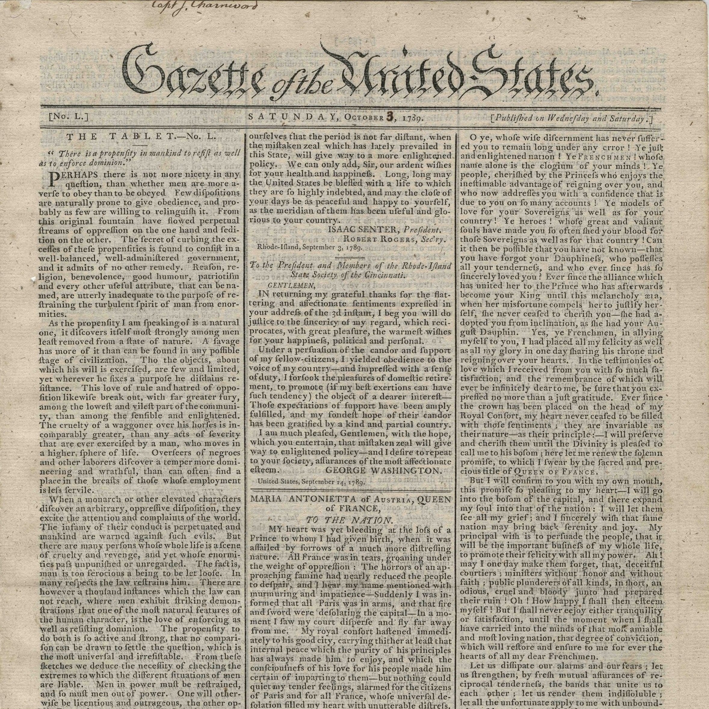 The Bill of Rights