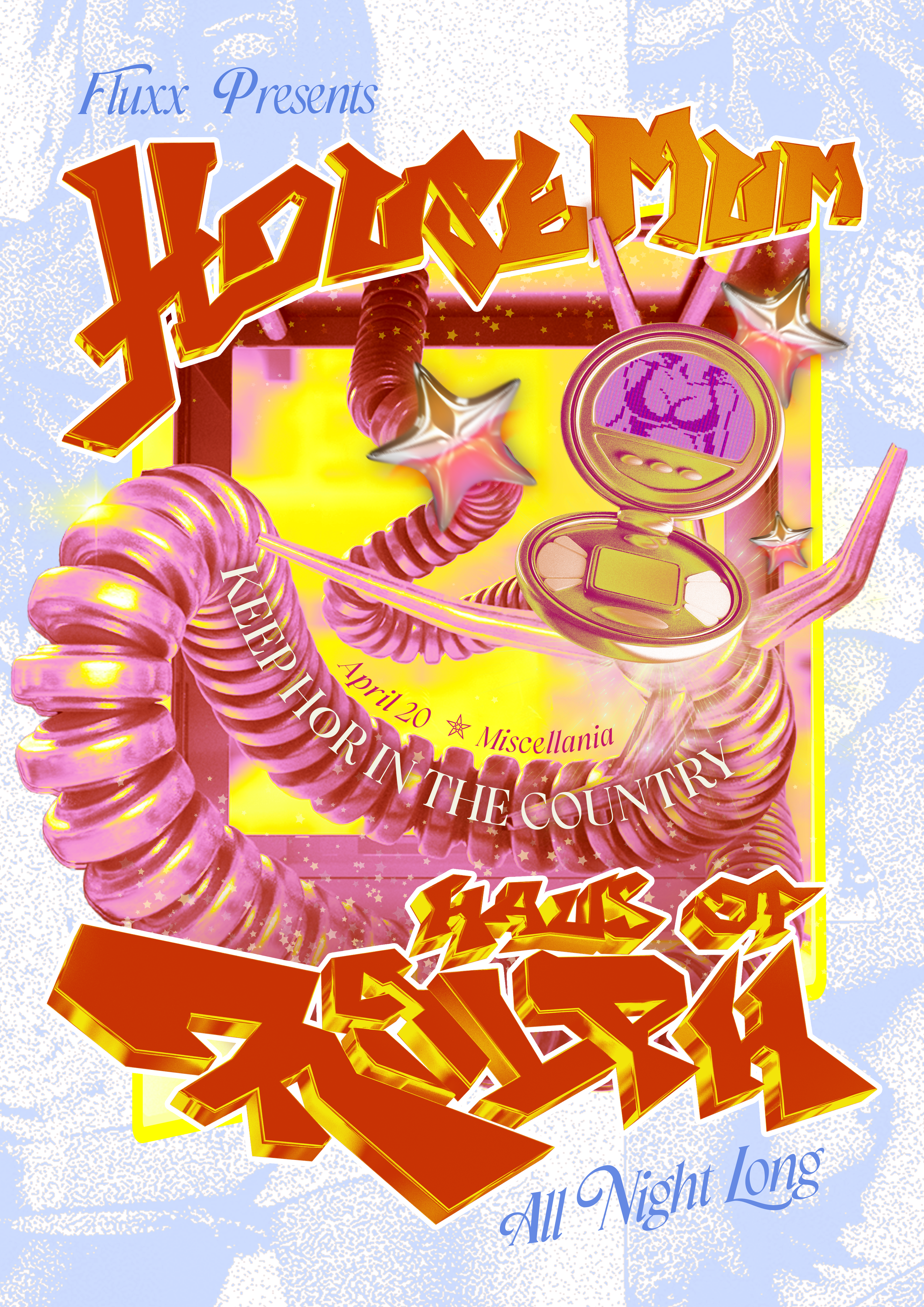 House Mum X Haus of Ralph | Event Poster collab with Alexa Satryo