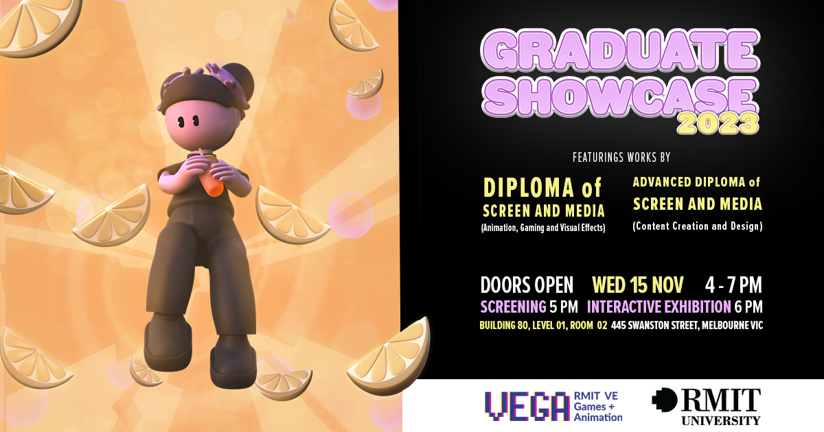 RMIT VEGA Showcase | Web Banner