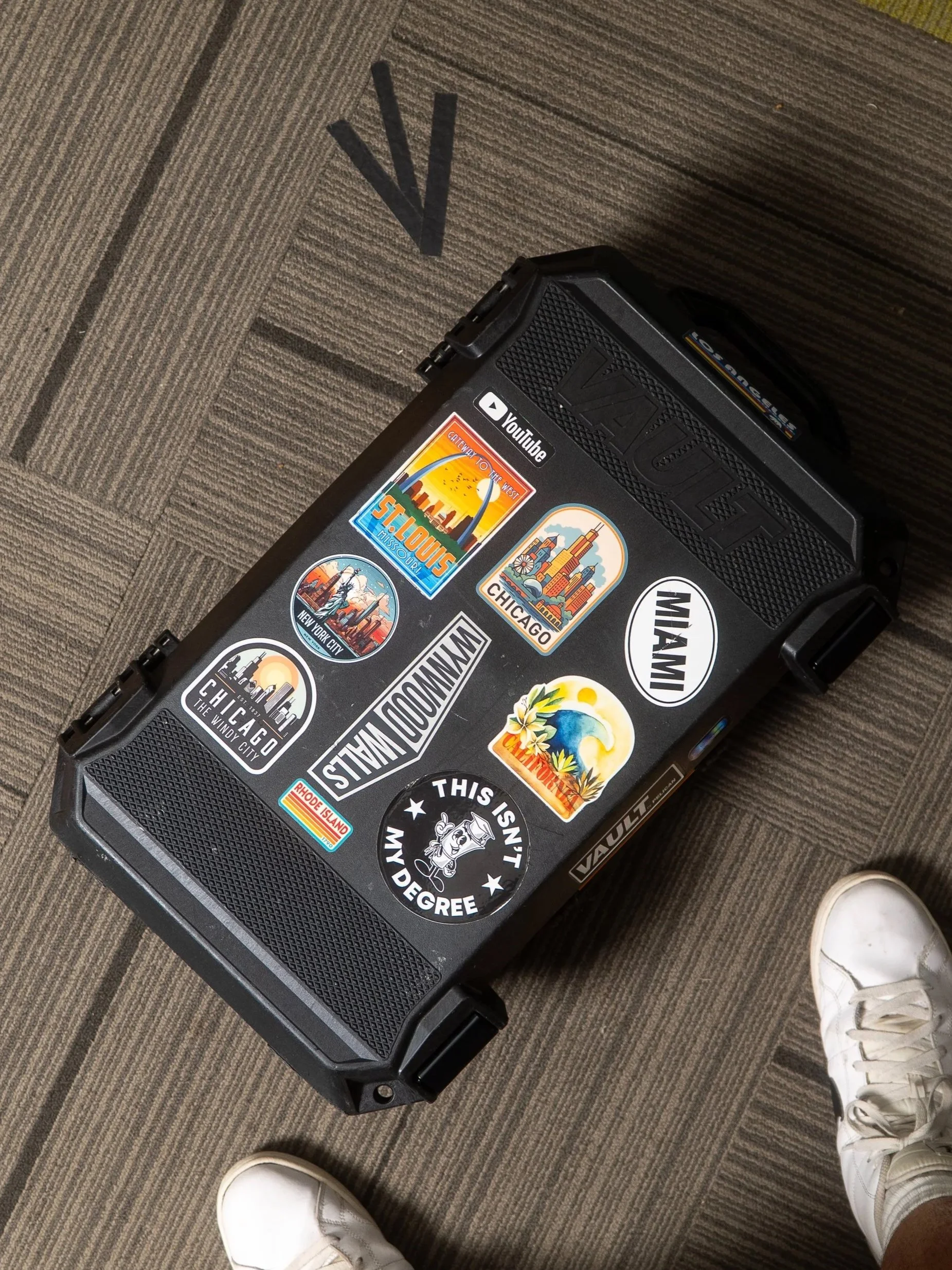 A picture of a camera case owned by The Visual Trust, Documentary & Brand Storytelling Studio