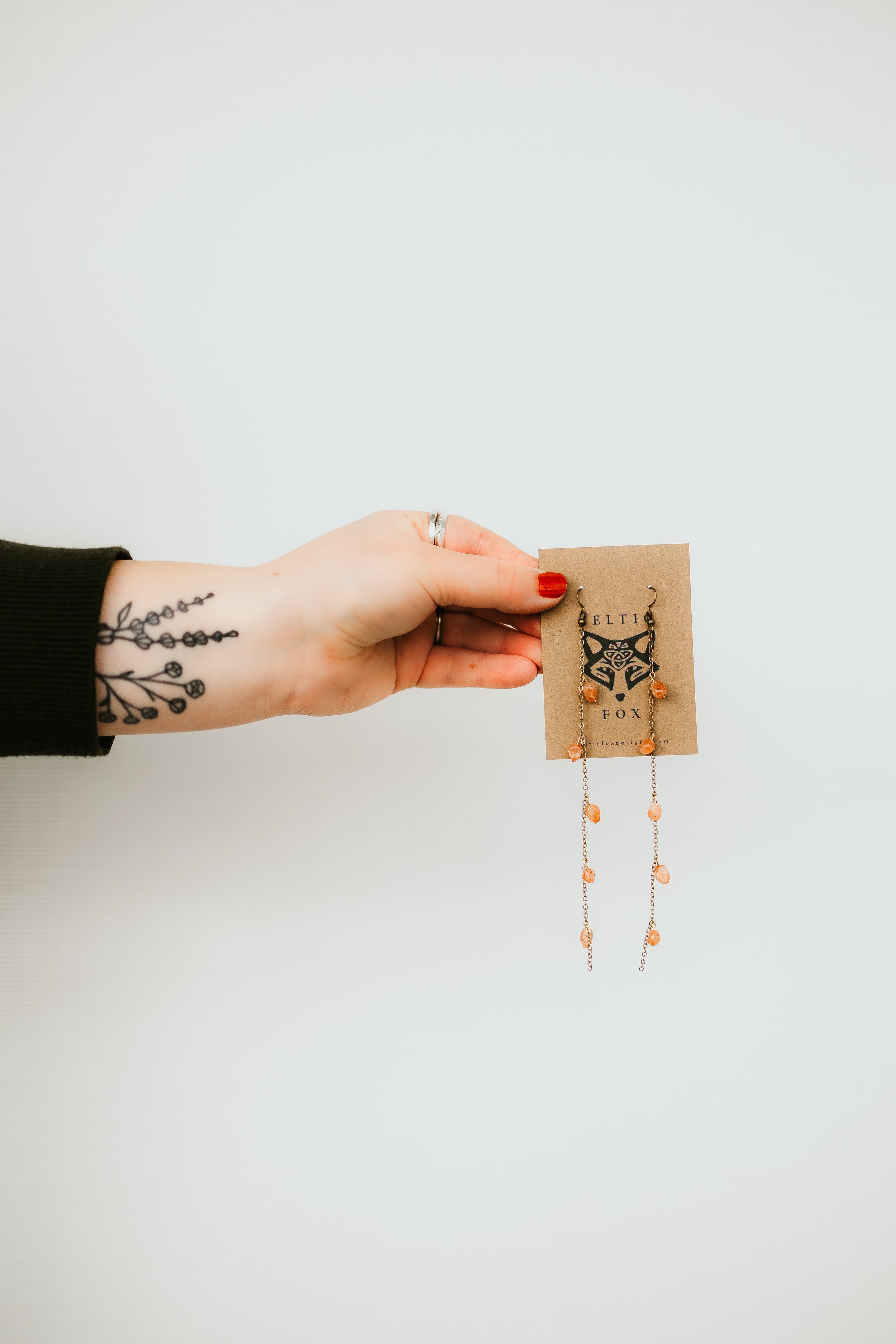 Sunstone dangles