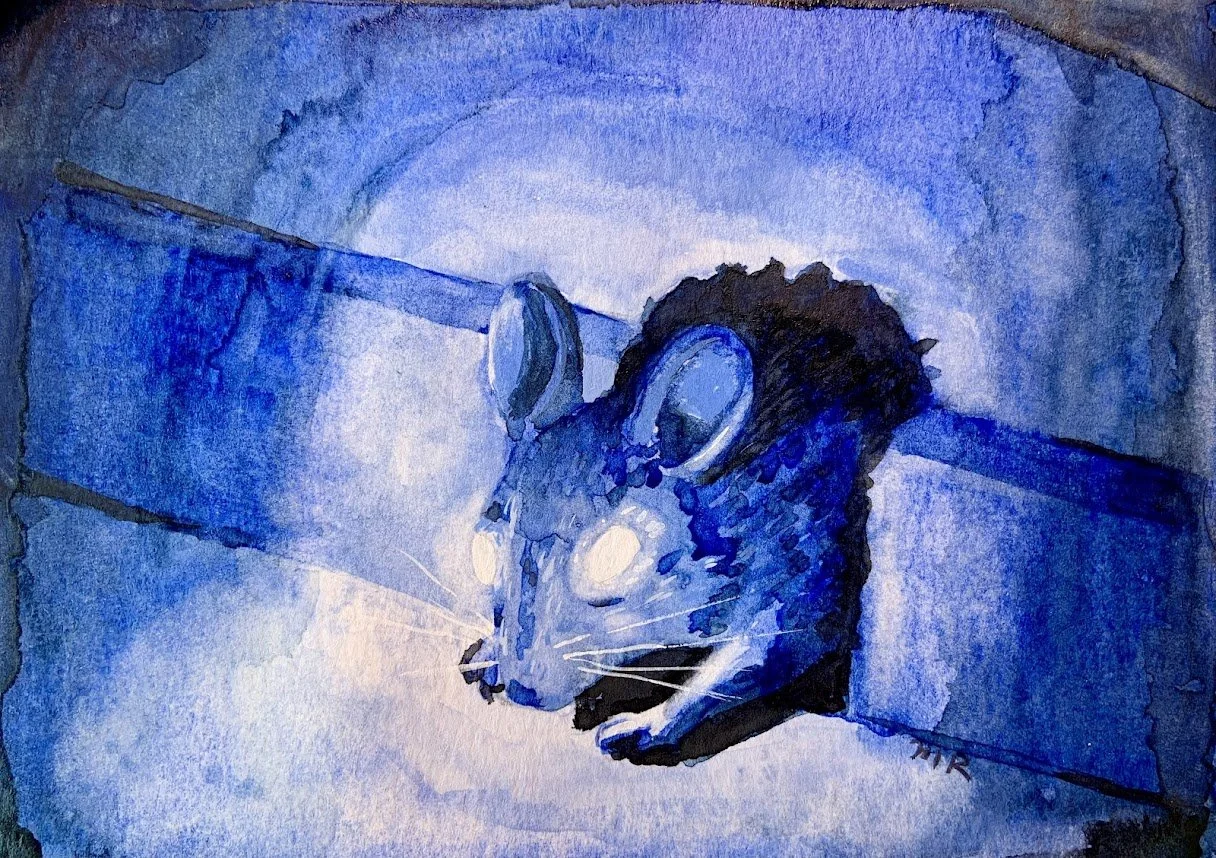 Glow Mouse

Water Color and Gouache on paper
6in x 8in