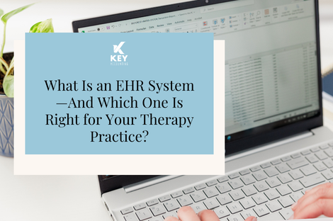 What Is an EHR System—And Which One Is Right for Your Therapy Practice?
