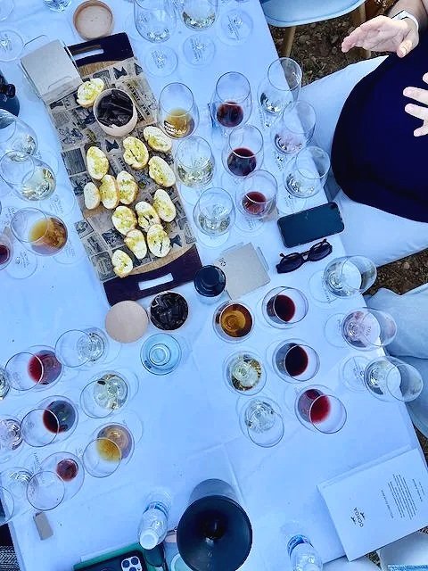 Part III of the Navarra Blog: The Tasting notes, or, “Sips and Scribbles”