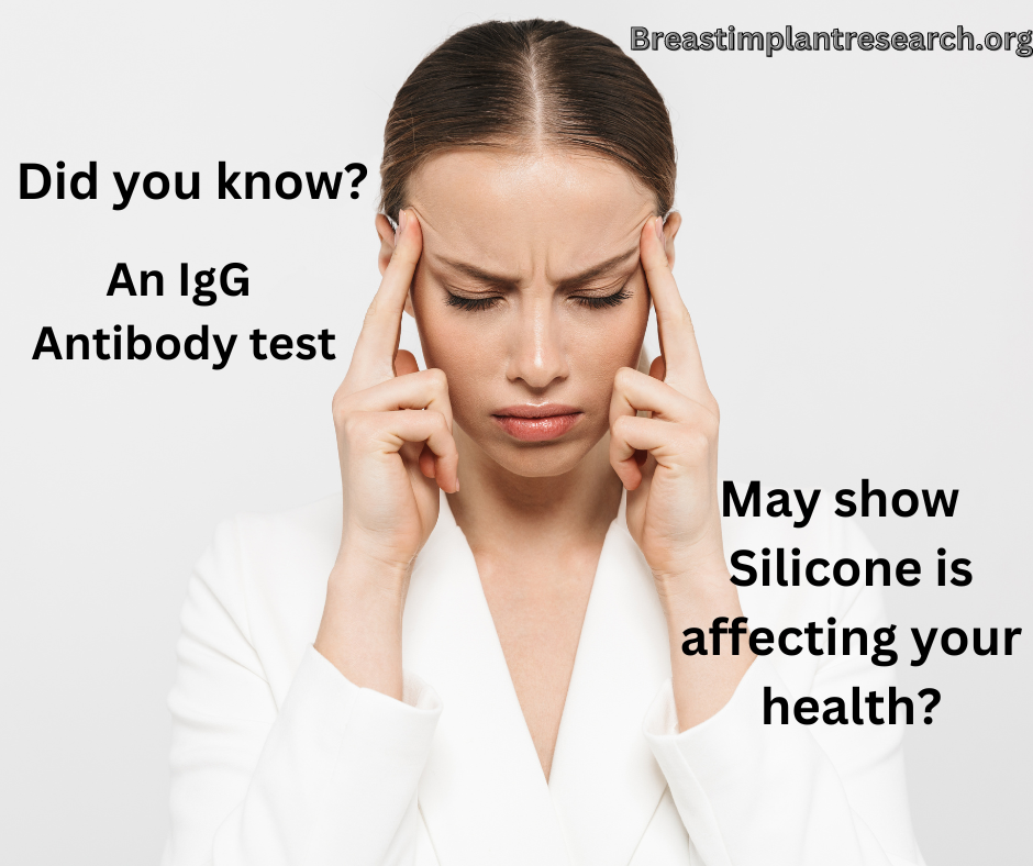 IgG Antibody testing for silicone sensitivity