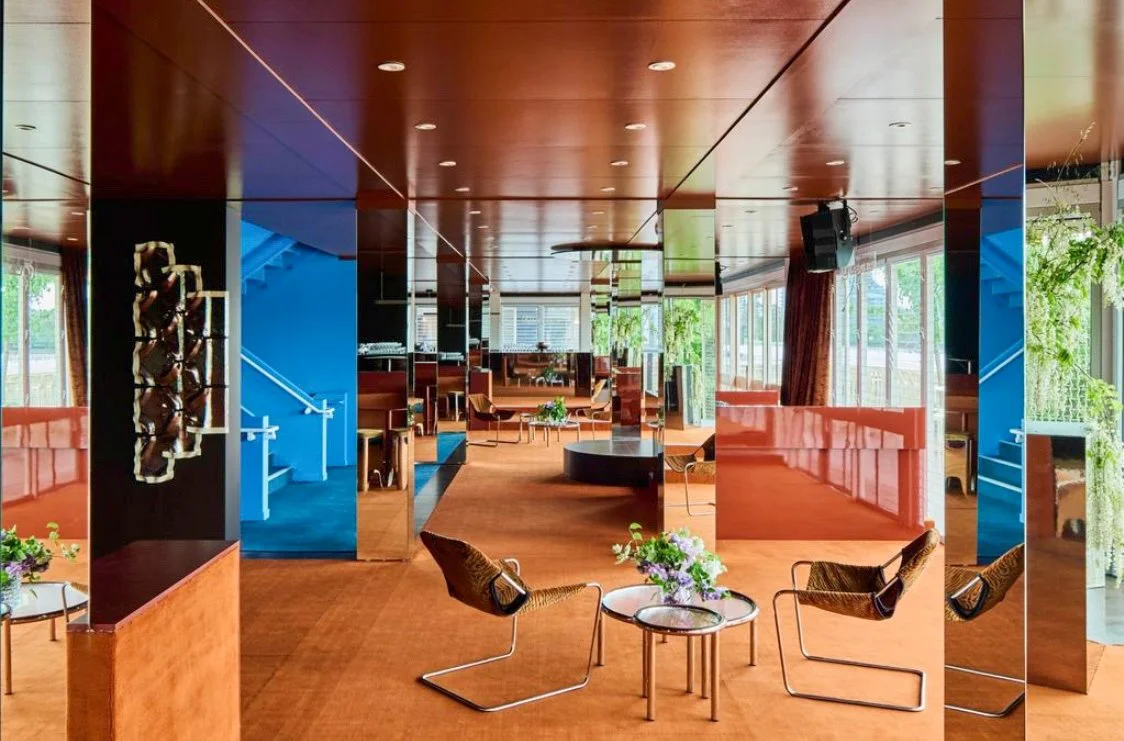 Commercial event artwork installation in a corporate gallery space for Lexus Australia by Melbourne Art Services.