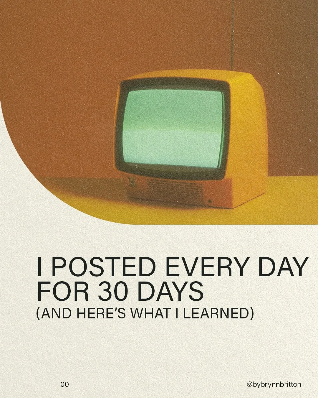 What I Learned From Posting For 30 Days | #30DaysOfCreating 

🥳 I&rsquo;ve completed posting content for 30 days straight and I&rsquo;m so proud! I&rsquo;ve loved getting back into designing and can&rsquo;t wait to keep it going. 

TL;DR 
&bull; inc