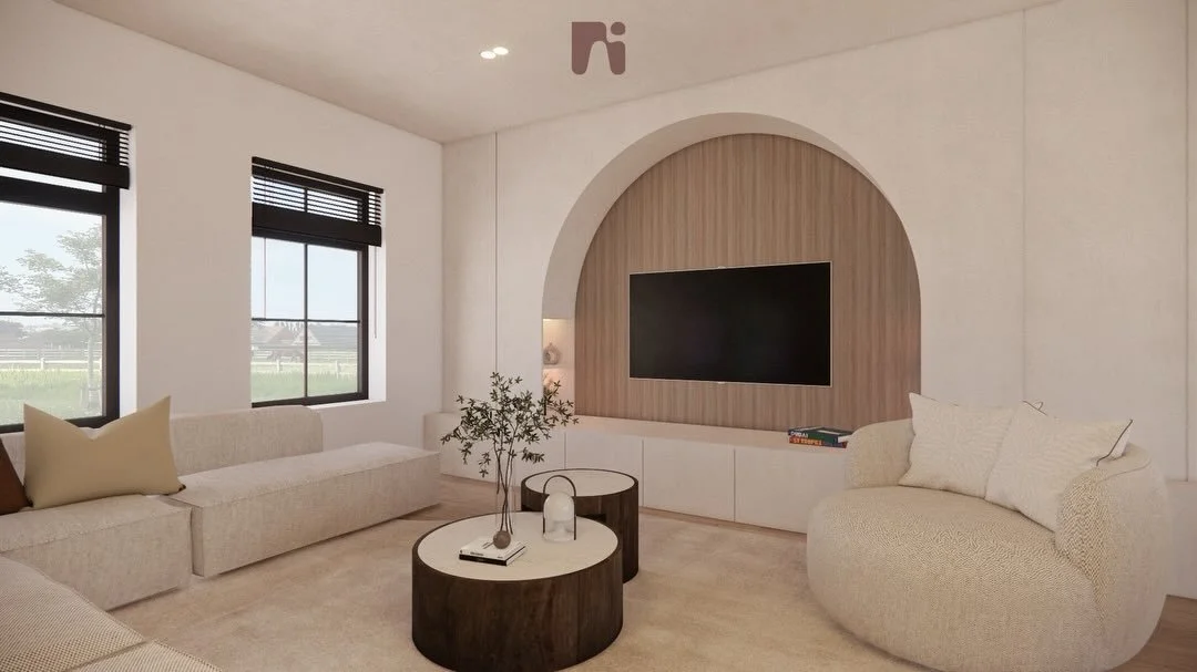 Starting 2026 with my second renovation project: this lovely living room 🤩

The client wanted to refresh their existing space now that the kids have grown up, making it the perfect time for a renovation. For this project, we designed a custom built-