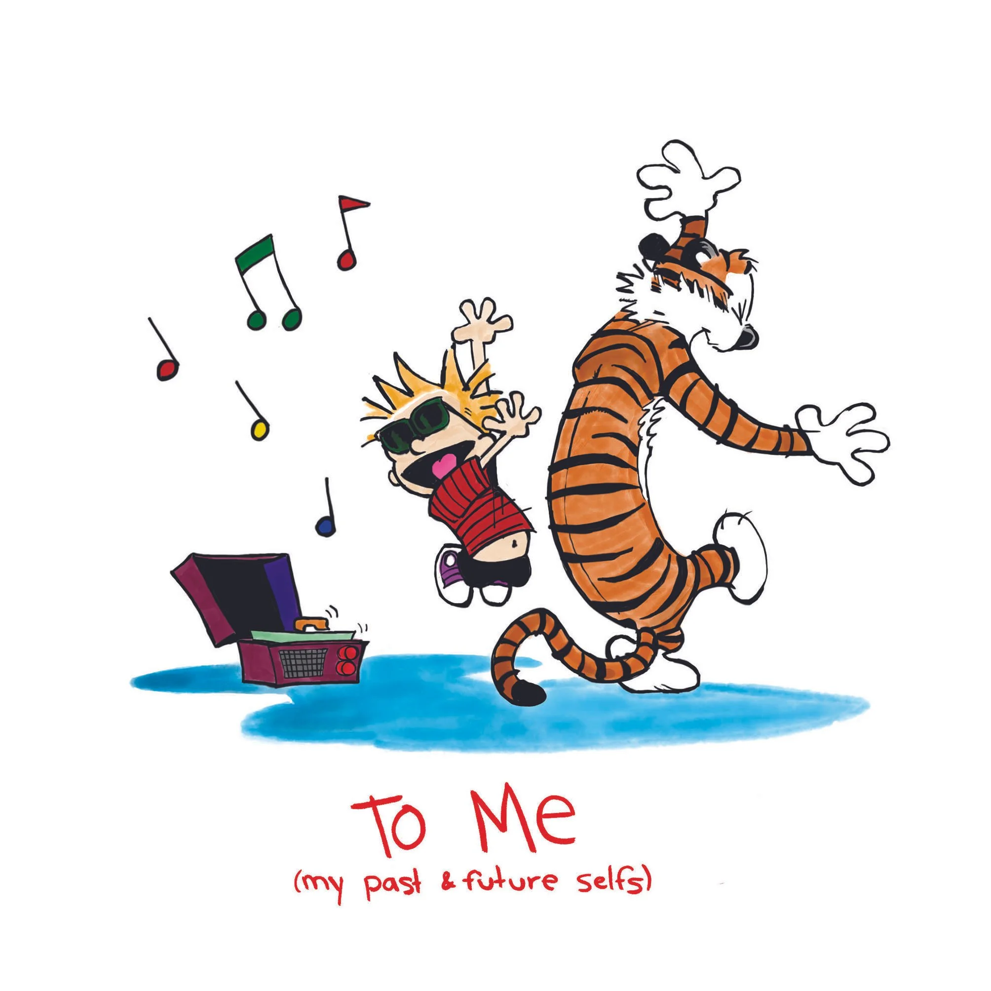 Essentially Calvin and Hobbes