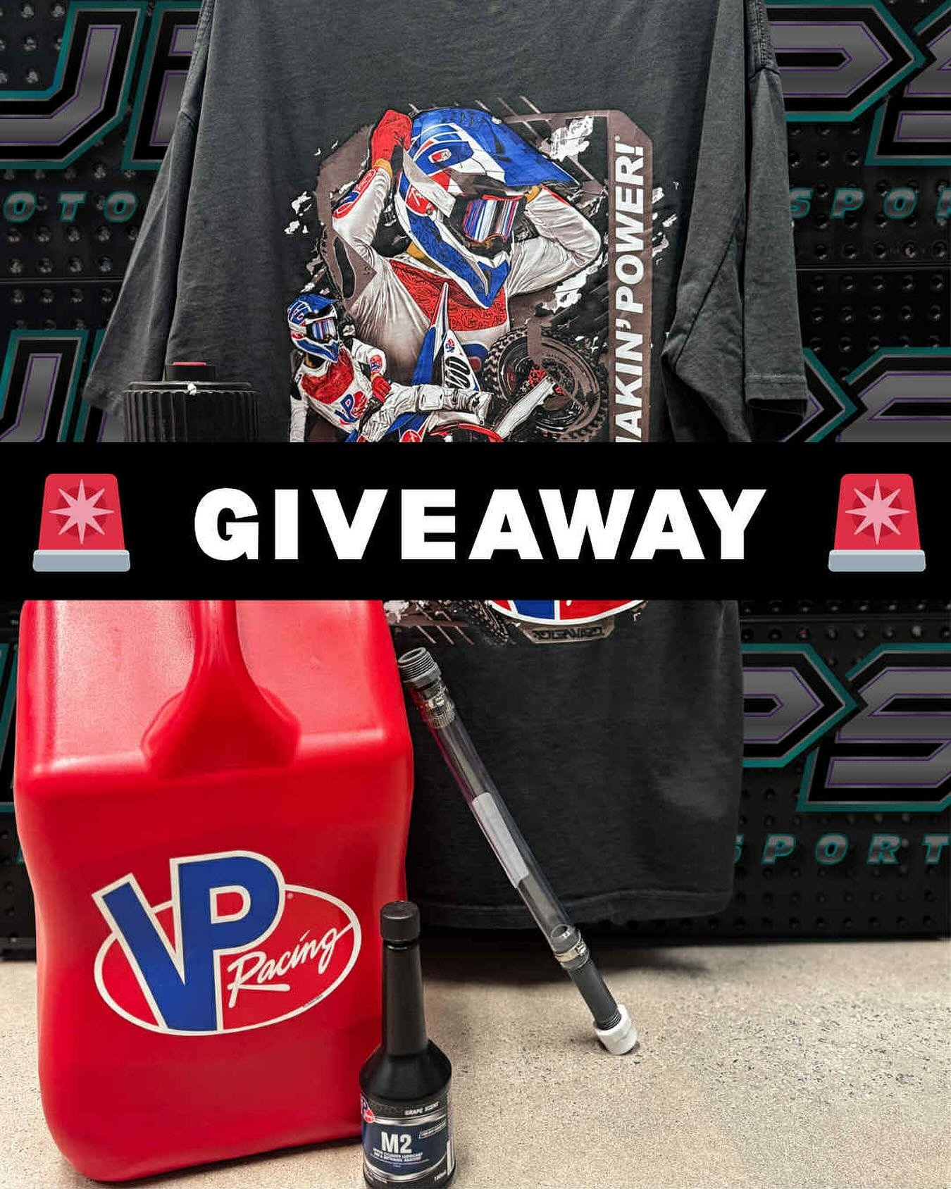 🚨 GIVEAWAY 🚨

VP Racing pack up for grabs (valued at $250):

- VP Racing Fuel Jug
- VP Racing Deluxe Fuel Hose
- VP Racing Scented M2 Upper Cylinder Lubricant
- VP Racing Tee

How to enter:
✅ Follow us on Instagram @jps.motorsports.engineering and 