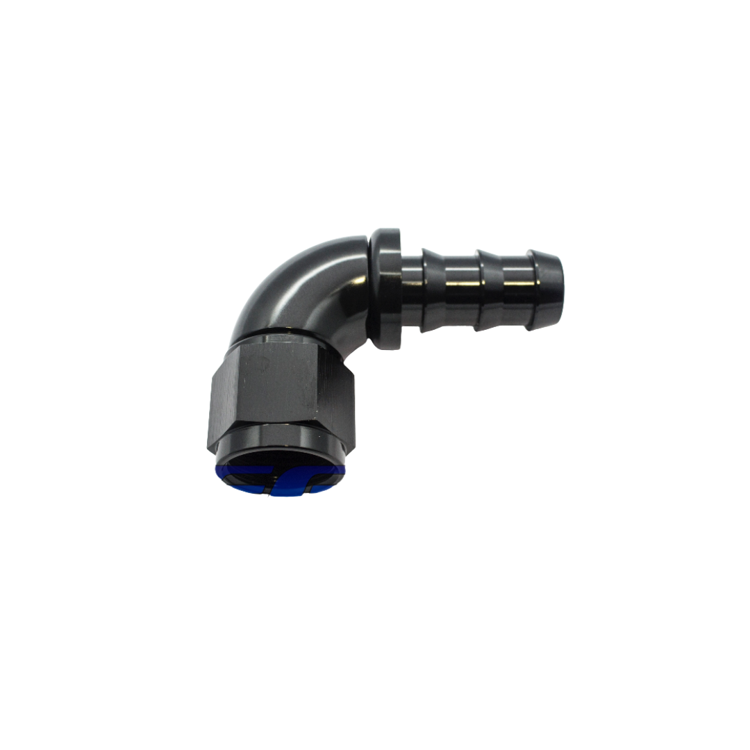 90 Degree Push Lock Hose End AN10