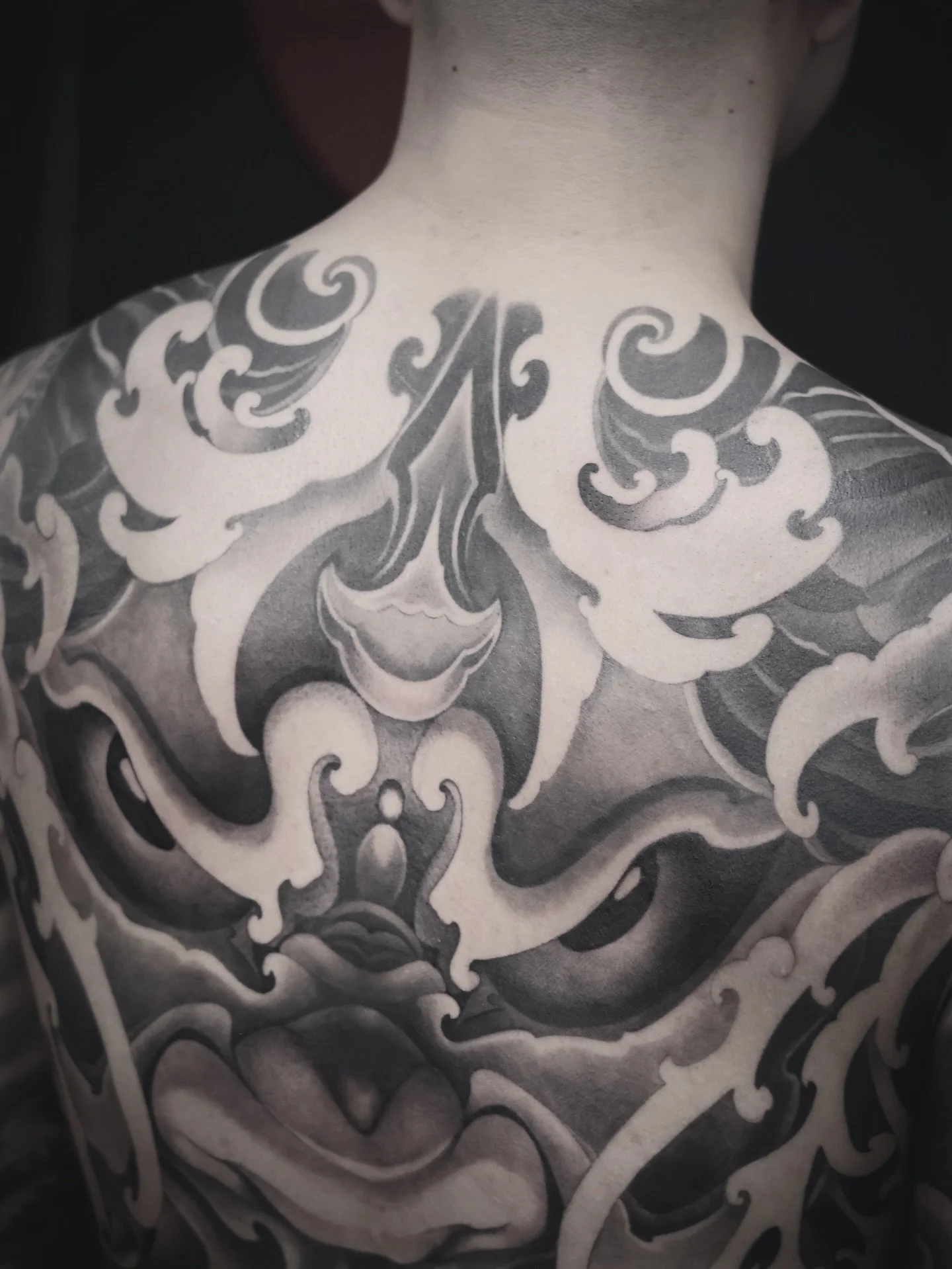 Thanks to this champ for agreeing to do something different! 
Back to back sessions every week, parts are in different stages of healing so I chucked a filter on so it&rsquo;s easier to see the end result of the tones - healed shots to come soon!