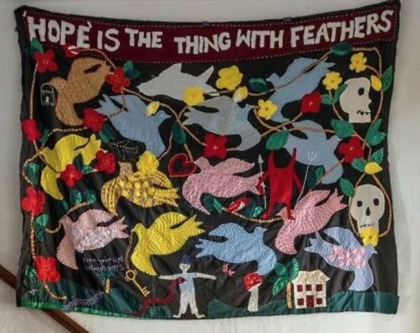 Applique hanging: artist unknown