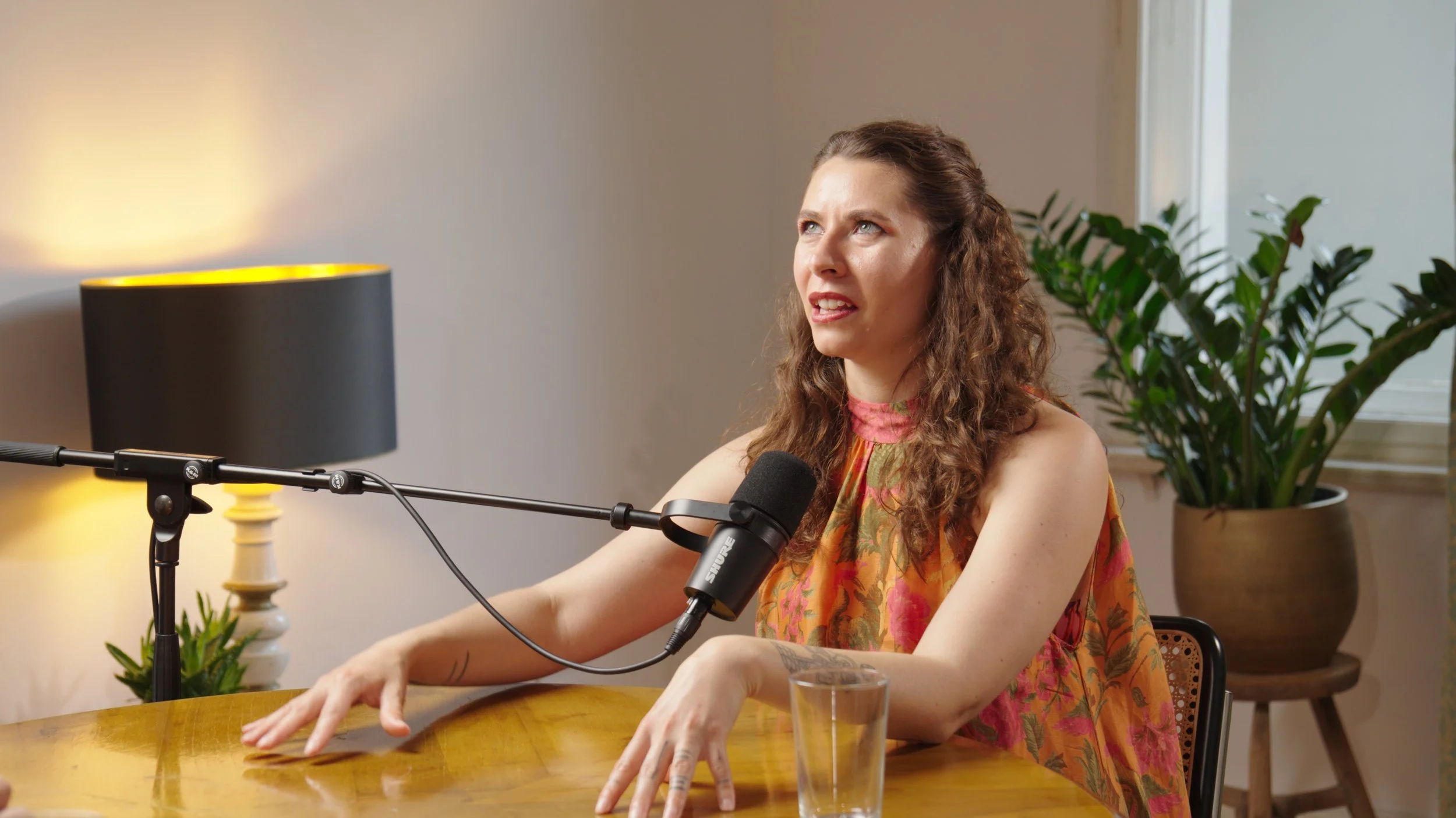 Schönes Berliner Altbau Podcast Studio in Charlottenburg