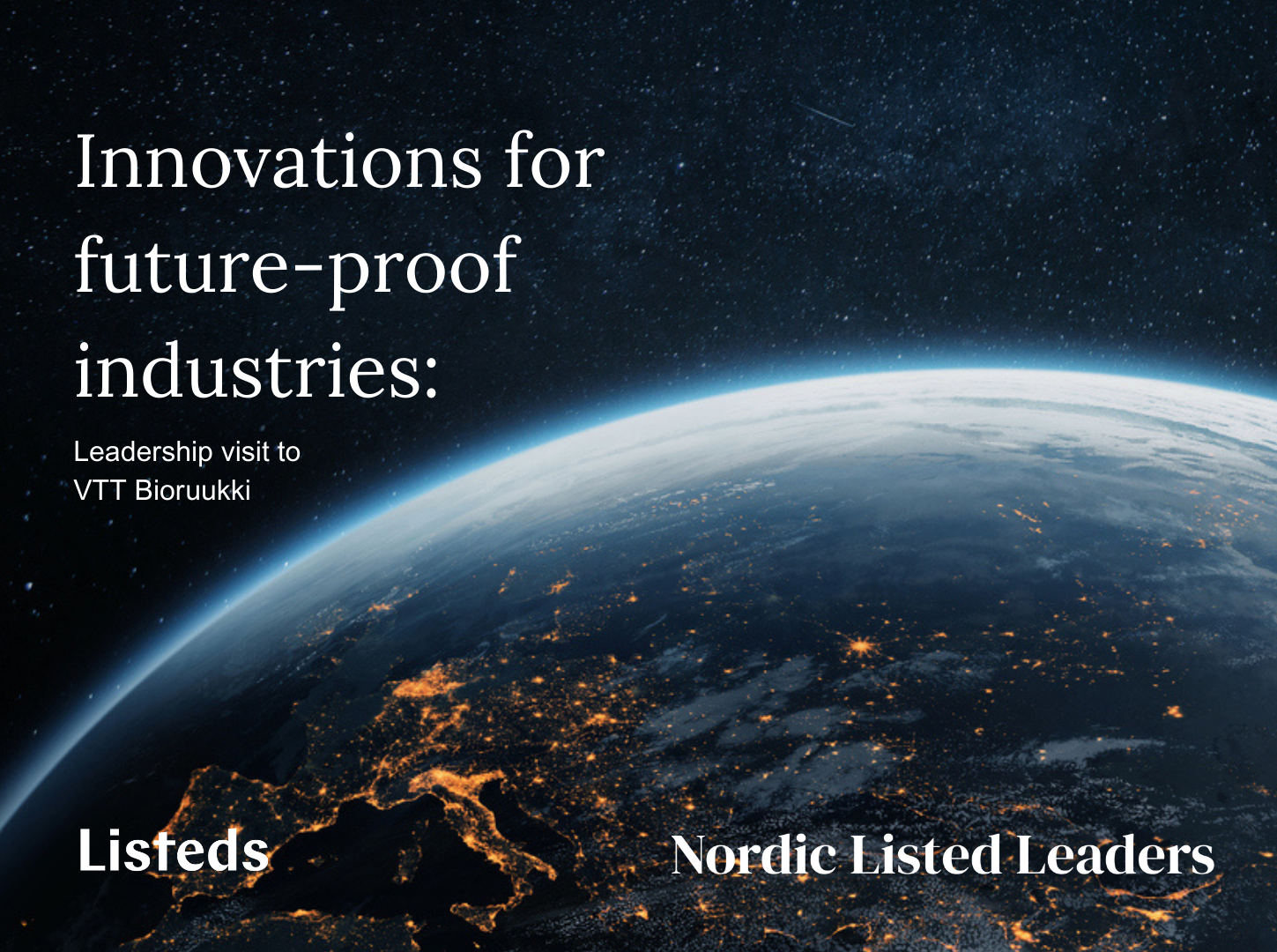 Innovations for future-proof industries: Leadership visit to VTT Bioruukki