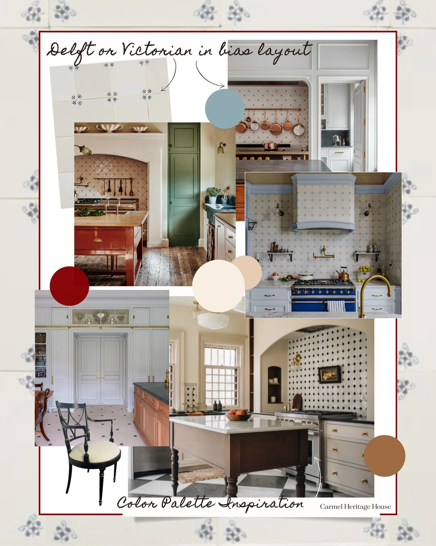 Delft meets Victorian, but lived-in.
Soft blues, warm reds, aged brass, and tile with a past.

Collected, not decorated.
Timeless over trendy.

Project Heritage Home

So much inspiration from @artichoke_ltd 

#englishcountrystyle
#TimelessDesign
#del