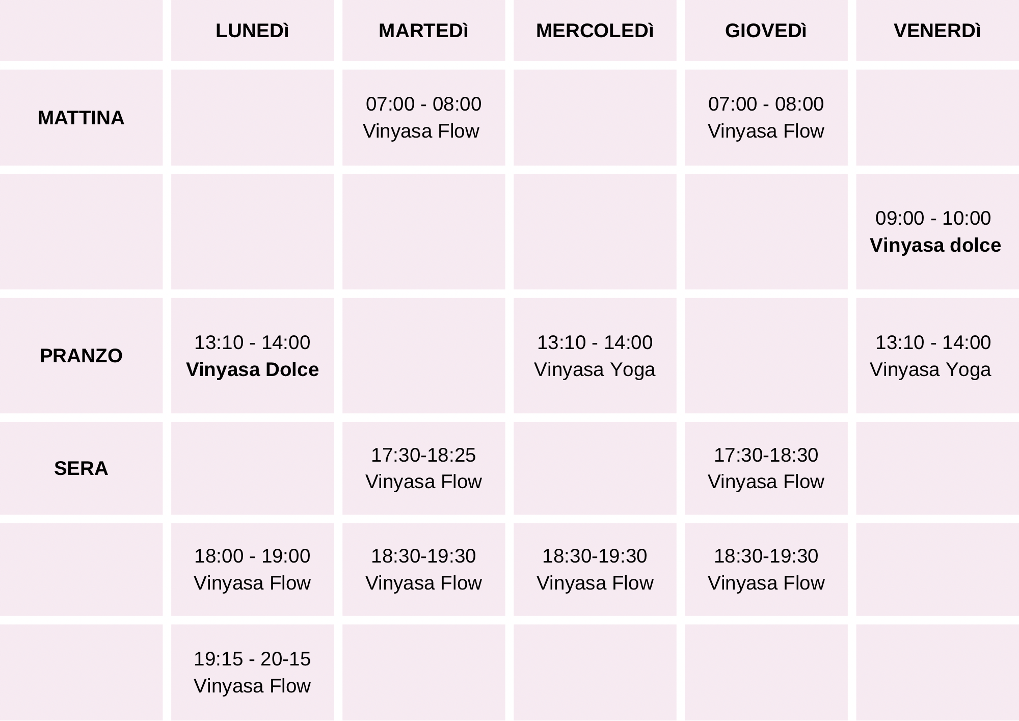 orario yoga udine