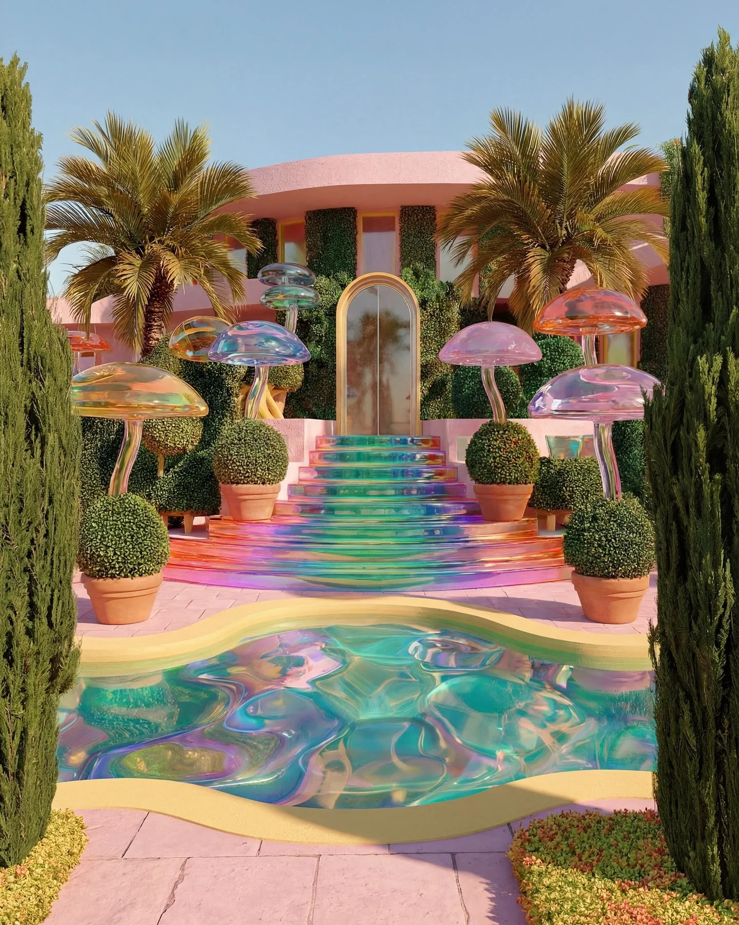 Dreaming of a weekend getaway 🍄🌴

#aiinteriordesign #aiarchitecture #weekendgateaway #thisisai